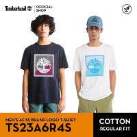 Timberland Mens AF SS BRAND LOGO T-Shirt เสื้อยืด (TS23A6R4S)