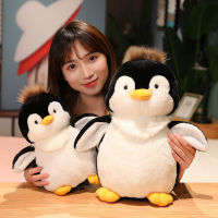 （HOT) พิพิธภัณฑ์สัตว์น้ำน่ารัก Little Penguin Plush Toy Doll Ragdoll Bed Sleeping Doll Super Soft Pillow Wholesale