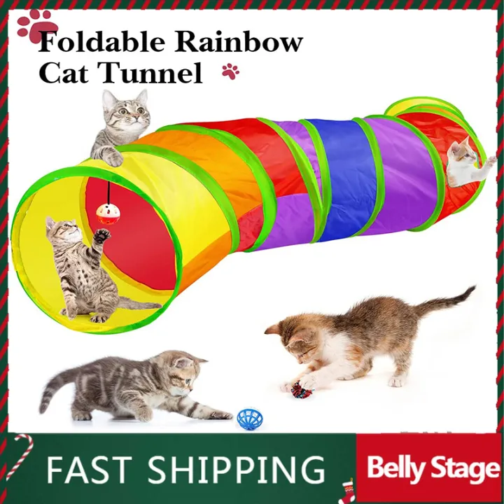 Pet Cat Rabbit Tunnel Toy Pet Interactive Toys Play Tunnels for Cats