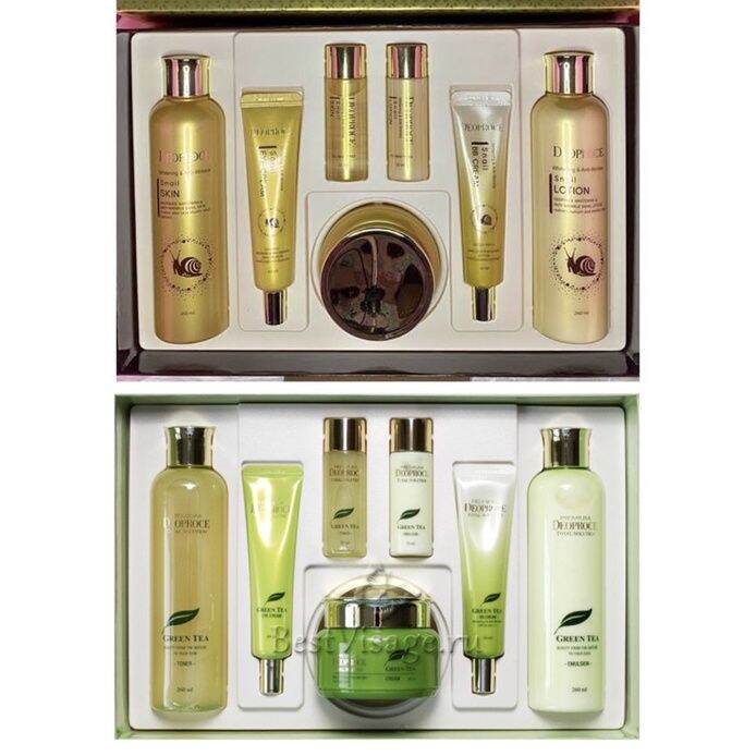 Deoproce Green Tea & Snail Set Lazada PH