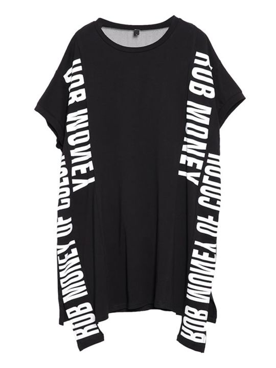 xitao-dress-loose-women-letter-print-t-shirt-dress