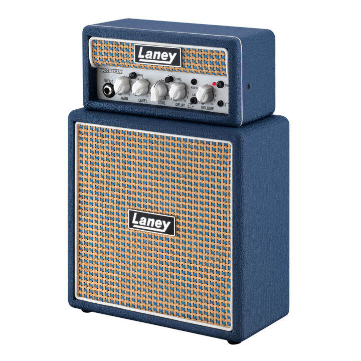 laney-mini-stack-b-lion-แอมป์กีตาร์-mini-stack-6-วัตต์-ลำโพง-3-นิ้ว-4-ตัว-มีเอฟเฟค-delay-ในตัว