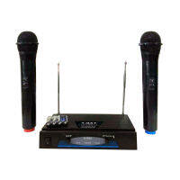 MICROPHONE ไมค์ลอยคู่ RY-2002 ระบบ VHF WIRELESS SYSTEM ไมค์ ถือ 2ตัว ใช้งานพร้อมกันได้ รุ่น RY2002