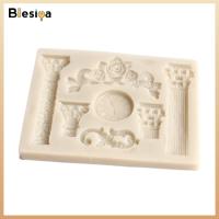 Blesiya เครื่องทำฟองดองแบบคอลัมน์โรมันเครื่องทำช็อกโกแลตแปลกใหม่สำหรับอบขนมอีสเตอร์งานแต่งงาน