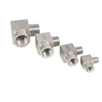 1/8 quot; 1/4 quot; 3/8 quot; 1/2 quot; 3/4 quot; BSPP Female To BSPT Male Elbow 90 Deg 304 Stainless Steel Pipe Fitting Adapter Connector 357 PSI