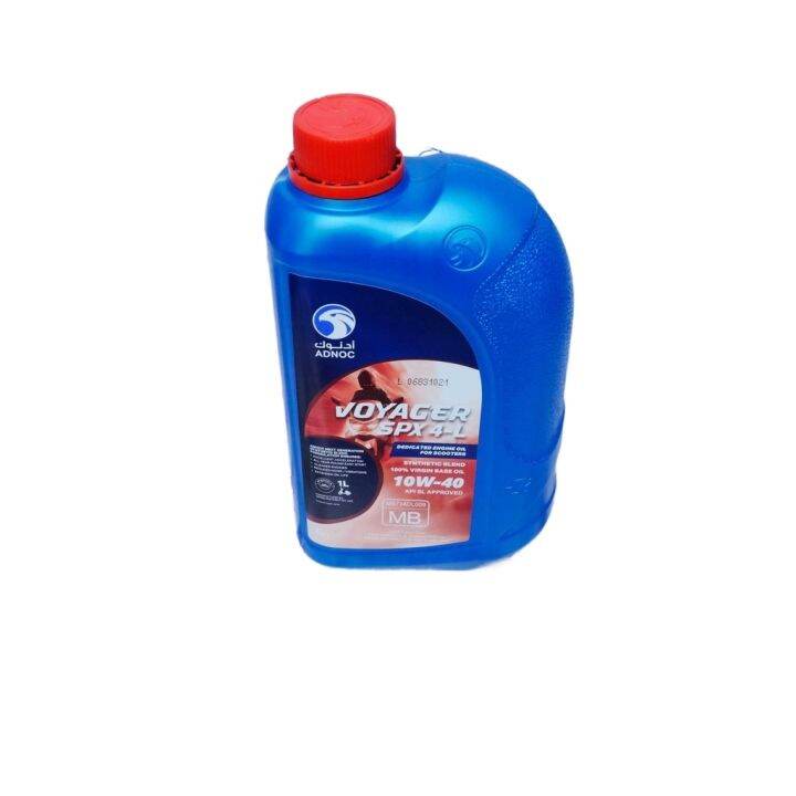 CARS Engine oil ADNOC Voyager SPX4L 10W40 MB Synthetic Blend Scooter
