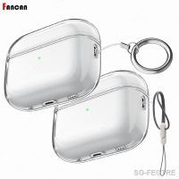 Clear Silicone Case for Airpods Pro 2 2022 Transparent Soft TPU Cover Case With Rope Earphone Accessories for Apple Airpod Pro 2