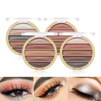 4 Color Eyeshadow Palette Matte Shimmer Powder Long lasting Waterproof Pigments Shiny Eye Shadow Cosmetics