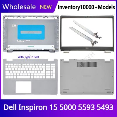 New Original For Dell Inspiron 15 5000 5593 5493 Laptop LCD back cover Front Bezel Hinges Palmrest Bottom Case A B C D Shell