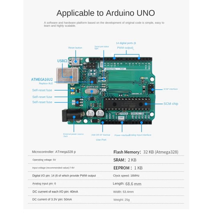 1-pcs-for-arduino-uno-r3-development-board-atmega328p-32kb-arduino-mcu-c-language-programming-learning-motherboard-green