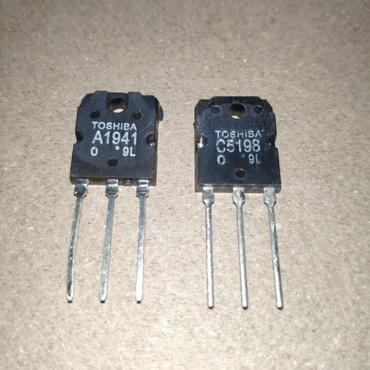 TRANSISTOR FINAL TOSHIBA A1941 - C5198 ORIGINAL AL, TR FINAL TOSHIBA