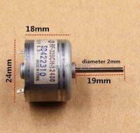 มาบูจิเพลายาว2ชิ้น/ล็อต19มม. 310 320 Rf-320ch-12400จอ Dc ขนาดเล็ก24*18มม. 9โวลต์8400รอบต่อนาทีมอเตอร์ขับเคลื่อนซีดี