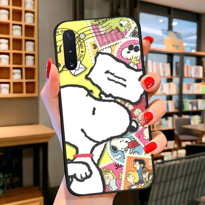 22gnn-cartoon-snoopy-charlie-อ่อนนุ่ม-high-quality-ซิลิโคน-tpu-phone-เคสโทรศัพท์-ปก-หรับ-samsung-galaxy-note-10-9-8-s7-s8-s9-s10-s10e-plus-lite