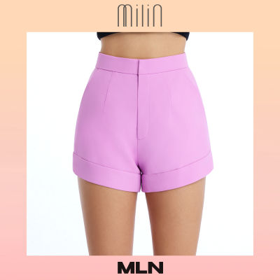 [MILIN] High waist side pockets shorts กางเกงขาสั้นพับขอบเอวสูง / Eminent Shorts