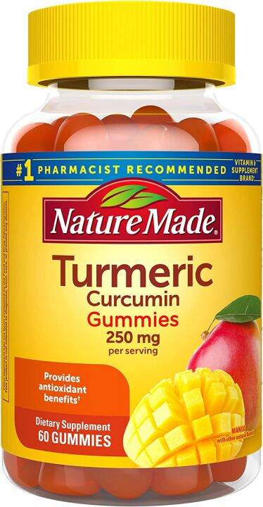 Nature Made Turmeric Curcumin 500 Mg, Herbal Supplement For Antioxidant ...