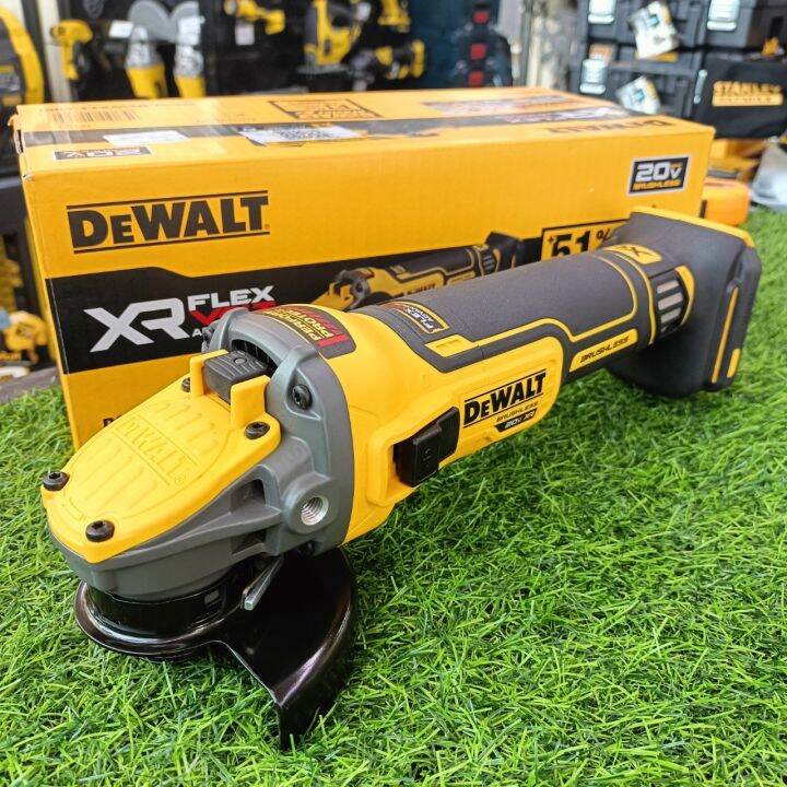 Dewalt เครื่องเจียร์ 4" 18 V. DCG409N-B1 (เครื่องเปล่า ไม่รวมแบตเตอรี่ ...