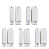 【hot】❅❃  5PCS Door Window Sensor Detector Magnetic Contact Burglar Alarm System