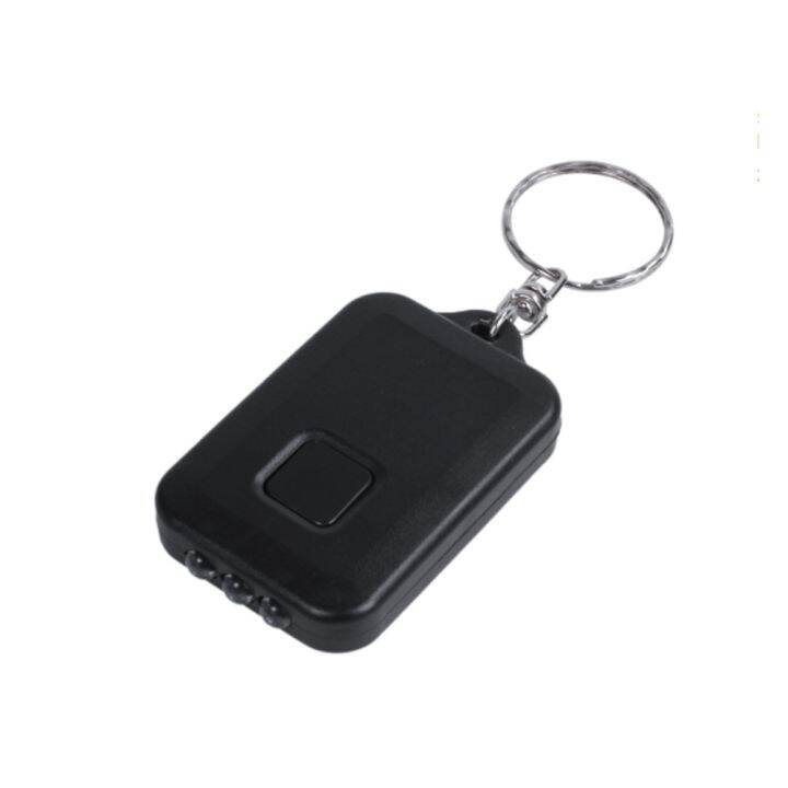 dfthrghd-2pcs-3-led-torch-flashlight-key-fob-solar-energy-power-keychain-lamp-light-black