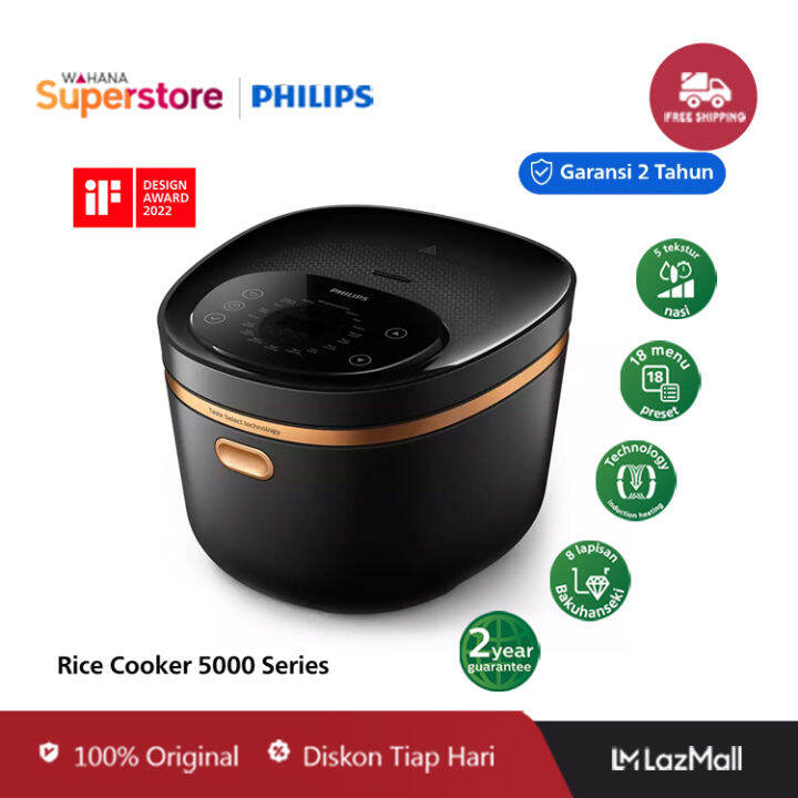 Philips Rice Cooker 5000 Series 4 Liter HD4539/30 Lazada Indonesia