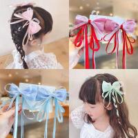 New Chinese Style Bow Tassel Streamer Lovely Hairpins Children Sweet Girls Hair Clips Women Barrettes Hairgrips Hair Accessories
