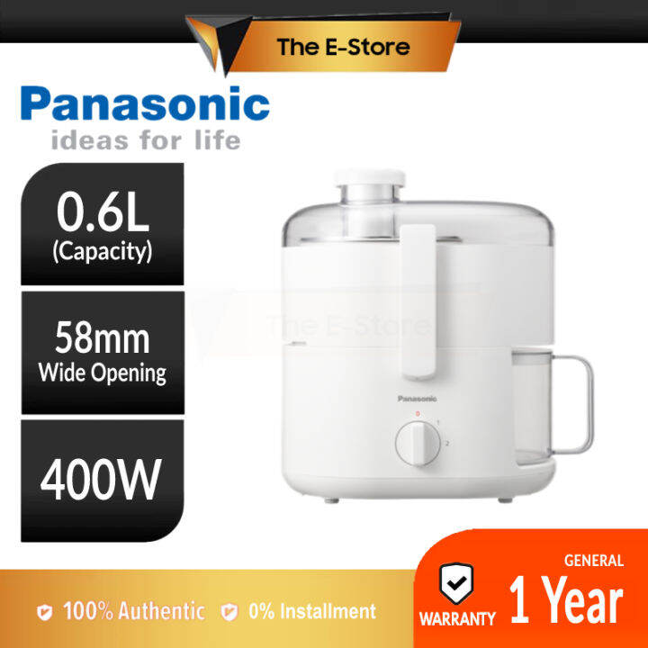 Panasonic Juice Extractor 600ml MJCS100WSK Juicer Fruit