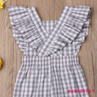 ♬MG♪-Baby Girls Cotton Romper Jumpsuit Overalls Long Pants Outfits