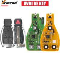 Xhorse VVDI BE Key Pro รุ่นปรับปรุงและสำหรับ Benz กล่องใส่สมาร์ทคีย์3 4ปุ่ม XNBZ01EN สำหรับ VDI MB เครื่องมือ