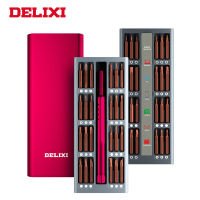 DELIXI ชุดไขควง242630447296แม่นยำพร้อมแม่เหล็กถอดออกได้เหมาะสำหรับคอมพิวเตอร์ศัพท์มือถือซ่อมกล้อง