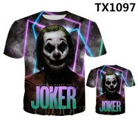 Joker DC Movie Joaquin Phoenix Cool Man 3D Print Men Women T Shirt Fashion Streetwear Graphic Tees Tops