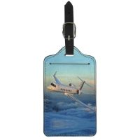 【DT】 hot  Twoheartsgirl Fashion Aircraft Print Travel Luggage Tags Anti-lost Baggage Label Tag Unisex Boarding Pass Essential Accessories