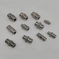 ❒● 1/8 1/4 3/8 1/2 BSPT To M8 10 12 14 16 18 20 22 24 26 Metric Male Hex Nipple 304 Stainless Steel Pipe Fitting Connector