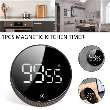 Digital Kitchen Timers for Cooking, Magnetic Visual Timer with 1PCS Magnetic