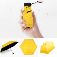 Women Protable Pocket Folding Mini Umbrella Flat Lightweight Umbrella 5 Fold Sun Umbrella Travel Sunshade Parasol Umbrellas