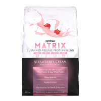 Syntrax Matrix Protein Blend Strawberry Cream ขนาด 2.27 kg./ 5 lb. เวย์ โปรตีน เวย์โปรตีน เวย์โปรตีนเพิ่มกล้ามเนื้อ