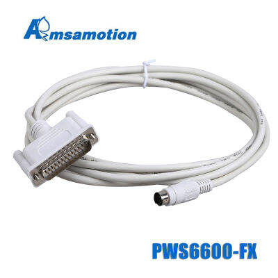 PWS6600-FXสำหรับHitech PWS6600 6A00Tหน้าจอสัมผัสHMIเชื่อมต่อMELSEC FX1S 1N 2N 3U 3GA 5U DB25พีแอลซีเอฟเอ็กซีรีย์สายลงโปรแกรม