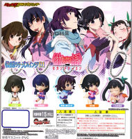 Monogatari Series Swing 01 กาชาปอง พวงกุญแจการ์ตูน Bakemonogatari ปกรณัมของเหล่าภูต งานลิขสิทธิ์แท้ Bandai จากญี่ปุ่น