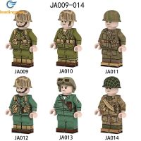 LEADINGSTAR Legoing Minifigures JA009-014 Marine Corps, USMC Camouflage ทหารทหารอาคารบล็อกของเล่นสำหรับเด็ก【cod】