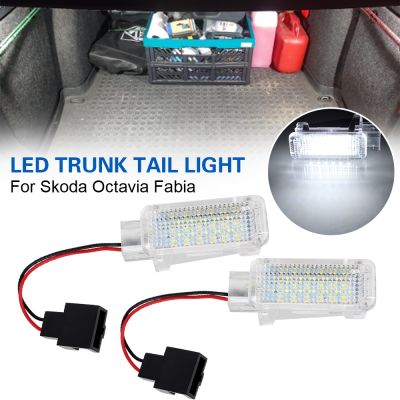 【LZ】﹍☊  12V Trunk Boot Light For Skoda Kodiaq Octavia Mk2 MK3 2 3 Fabia MK1 Car Interior Storage Luggage Lamp LED Automotive Accessories