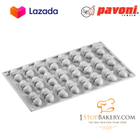 Pavoni GG014 Silicone Mould Gourmand Line Peanuts 24 impr.