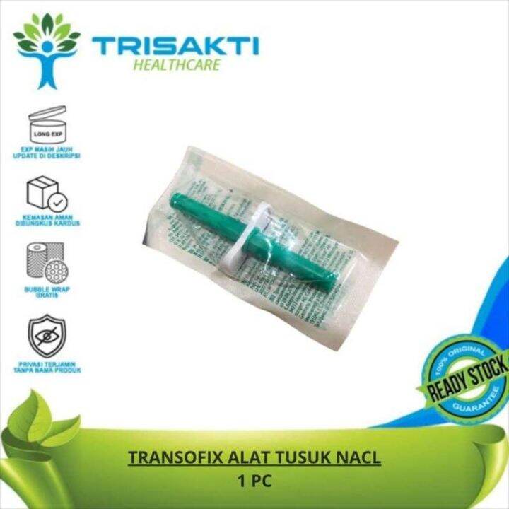 Transofix Alat Penusuk Cairan NACL/ Infus /Penyambung Plabot | Lazada ...