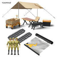 เครื่องประดับตั้งแคมป์จำลอง MN-85K แบบกันสาดด้านข้างเต็นท์ตั้งแคมป์ทรายบันไดโต๊ะเก้าอี้ตกแต่งเข้ากันได้กับรถ RC 1/12เดือน MN98 D90 MN99S MN86 MN78 MN128