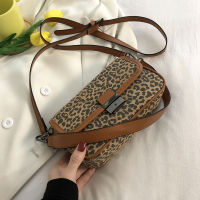 Small PU Leather Leopard Flap Crossbody Bags for Women 2021 Winter Fashion Luxury Travel Shoulder Handbags and Purses