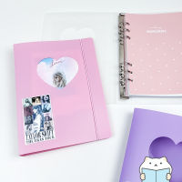 [ปกเปล่า] แพลนเนอร์ หัวใจ Love Plastic Planner Cover Photobook Photo Album สมุดภาพ สมุดเก็บภาพ แฟ้ม A5 by mimisplan