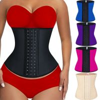 【CW】 Fajas Colombians Latex Waist Trainer Cincher Long Torso Body Shapewear Women Slimming Belly Sheath Girdles Shaper 9 Steel Bones