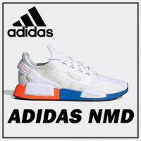 152 รองเท้าวิ่งAdidas NMD_R1 V2 White Glow Blue Size36-45 รองเท้าแฟชั่น sneaker lazada ส่งฟรี เก็บปลายทาง แถมฟรี ดันทรงรองเท้า