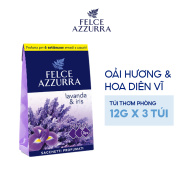 Túi thơm treo tủ quần áo hương nước hoa Ý Felce Azzurra mùi hương dịu nhẹ