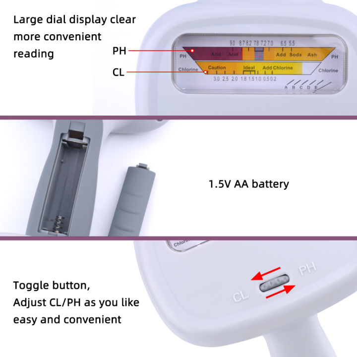 rcyago-ทดสอบค่าพีเอชมิเตอร์คลอรีนในน้ำแบบพกพา2-in-1-1-2-1-7-ppm-เครื่องวัดค่า-ph-และคลอรีนแบบ-pc101สำหรับสระว่ายน้ำสปา