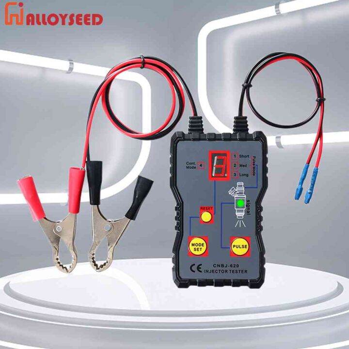 Injector Flush Cleaner 12V Injector Drive Tester 4 Pulse Modes Injector