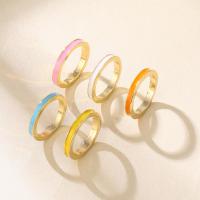 【YF】¤  Lost New Color Enamel Rings for Fashion Small Wholesale Jewelry Female Dropshipping