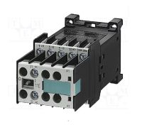 SIEMENS 3TF2222-0BB4 CONTACTOR, SIZE 00, 3-POLE, AC-3 4 KW/400 V; SCREW TERMINAL AUXILIARY SWITCH 22E (2 NO + 2 NC) WIDTH 45 MM 24 V DC DC OPERATION (มีของพร้อมส่ง+ออกใบกำกับภาษีได้)